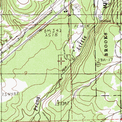 Topographic Map of Dry Creek, WA