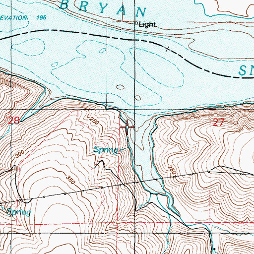 Topographic Map of Dry Gulch, WA
