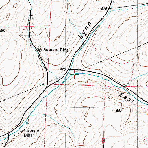 Topographic Map of East Lynn Gulch, WA