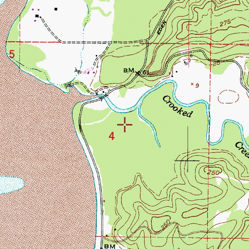 Topographic Map of Eden Valley, WA