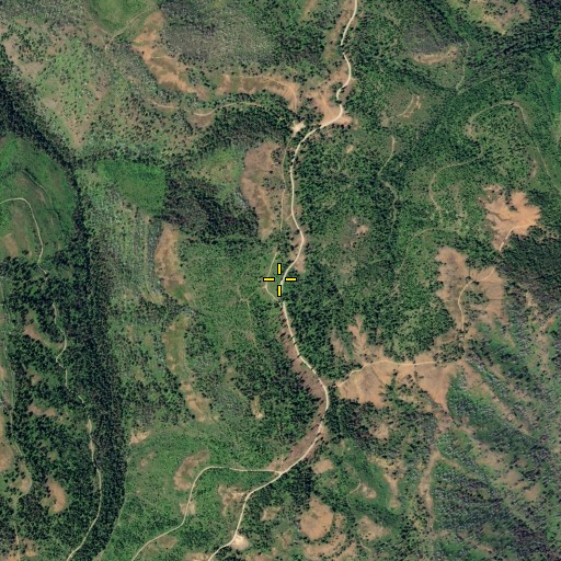 Aerial/Satellite Image of Edmiston Spring, WA
