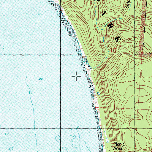 Topographic Map of Ellen Creek, WA