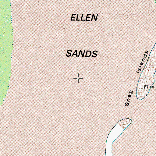 Topographic Map of Ellen Sands, WA