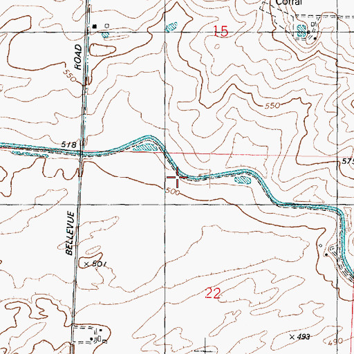 Topographic Map of Esquatzel Diversion Channel, WA
