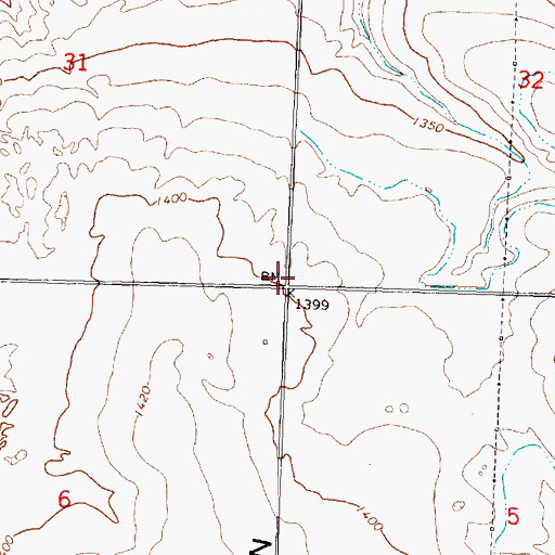 Topographic Map of Evergreen Ridge, WA