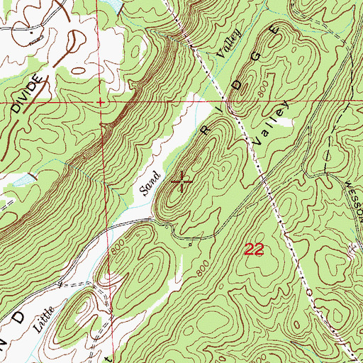 Topographic Map of Ripshin Ridge, AL