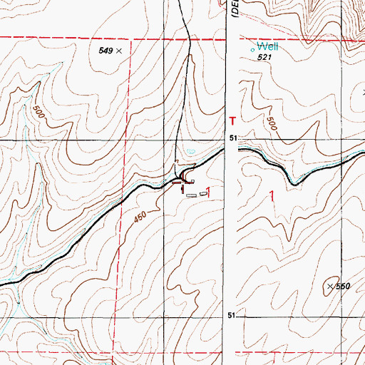 Topographic Map of Farrell Farm, WA