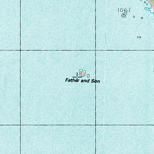 Topographic Map of Father and Son, WA