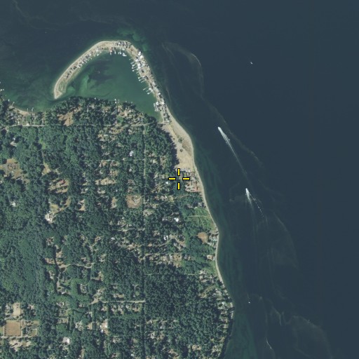 Aerial/Satellite Image of Fay-Bainbridge State Park, WA