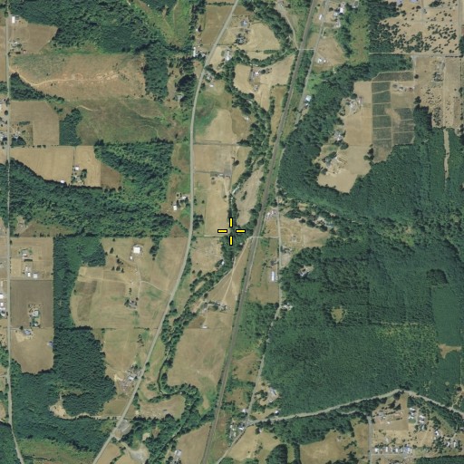 Aerial/Satellite Image of Ferrier Creek, WA