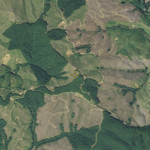 Aerial/Satellite Image of Ferrier Peak, WA