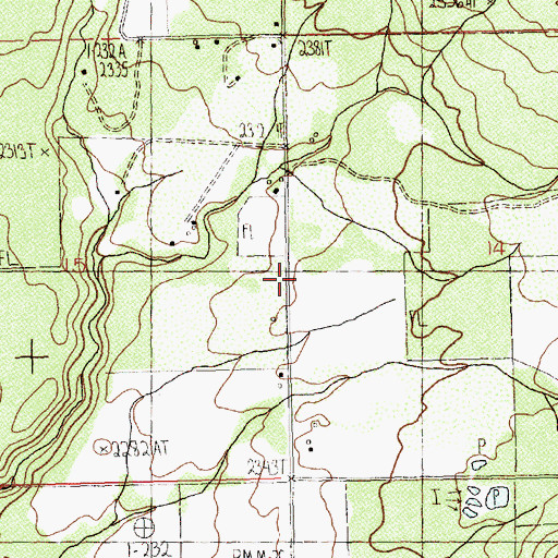 Topographic Map of Firwood School, WA