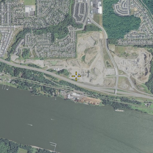 Aerial/Satellite Image of Fisher Quarry, WA