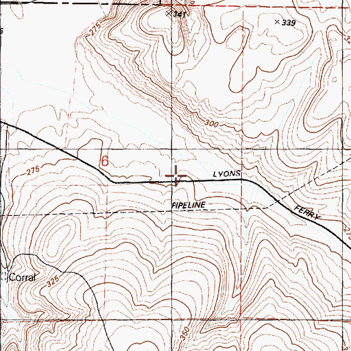 Topographic Map of Fletcher Farm, WA
