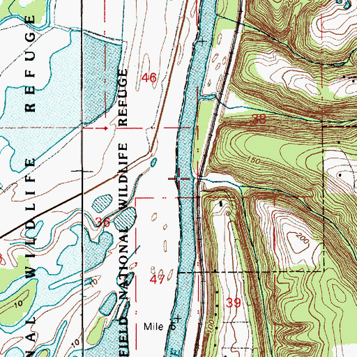 Topographic Map of Flume Creek, WA