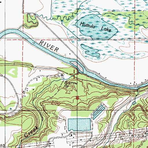 Topographic Map of Fuller Creek, WA