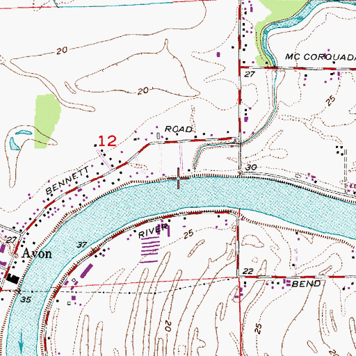 Topographic Map of Gages Slough, WA