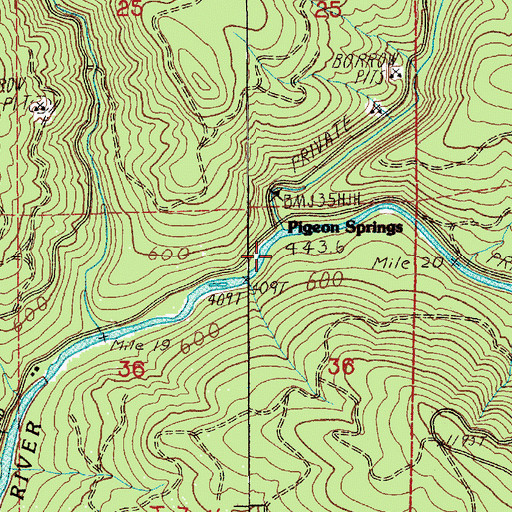 Topographic Map of Gobar Creek, WA