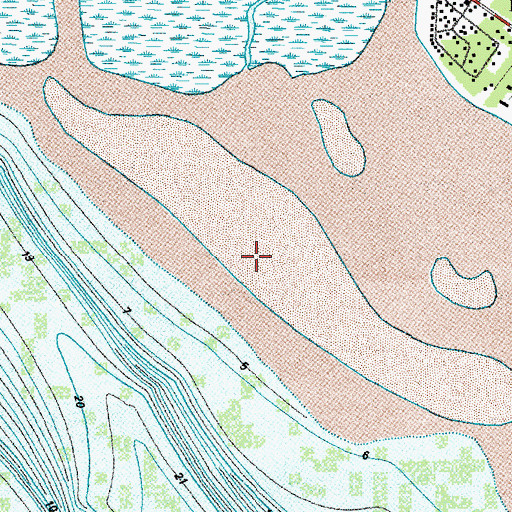 Topographic Map of Graveyard Spit, WA