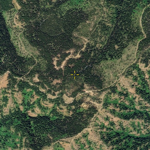 Aerial/Satellite Image of Hatfield Spring, WA