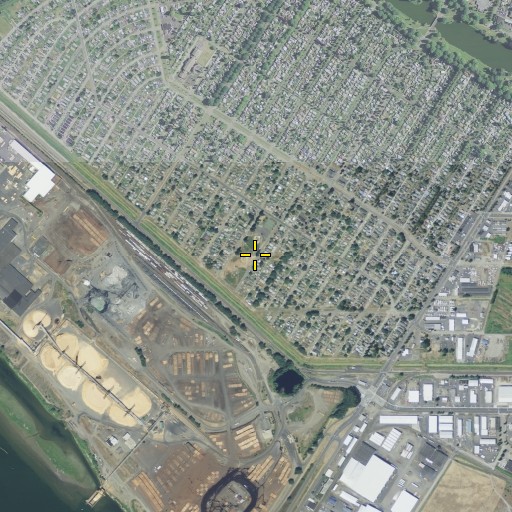 Aerial/Satellite Image of Highlands Park, WA