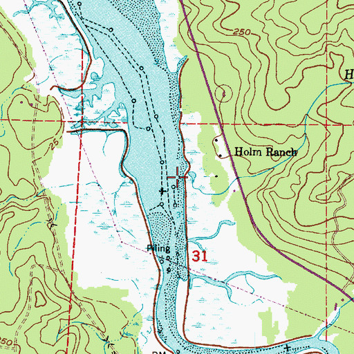 Topographic Map of Holm Creek, WA