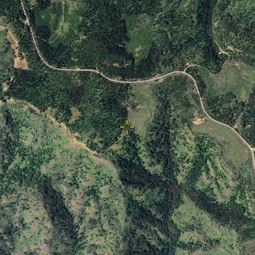 Aerial/Satellite Image of Hunter Spring, WA