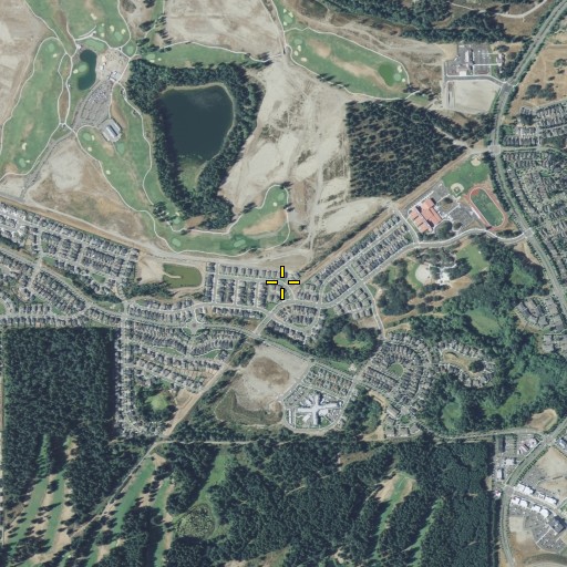 Aerial/Satellite Image of Hunter Woods, WA