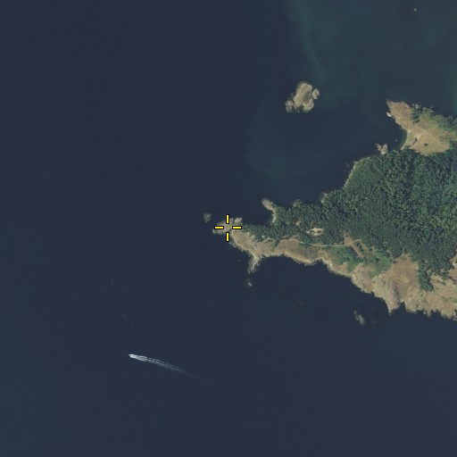 Aerial/Satellite Image of Iceberg Point, WA