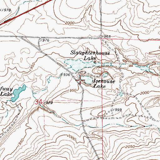 Topographic Map of Icehouse Lake, WA