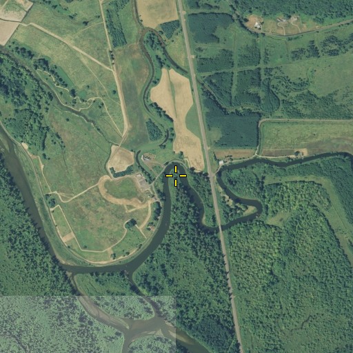 Aerial/Satellite Image of Indian Jack Slough, WA