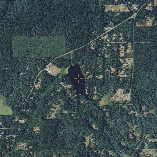 Aerial/Satellite Image of Jackson Lake, WA