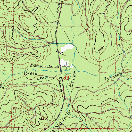 Topographic Map of Johnson Creek, WA