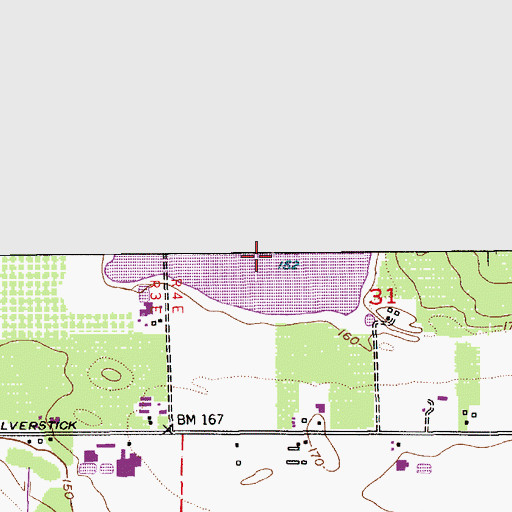 Topographic Map of Judson Lake, WA