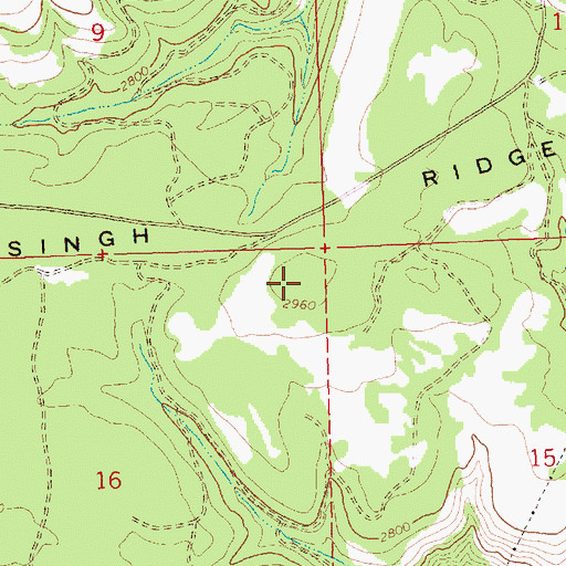 Topographic Map of Kah Mah Singh Ridge, WA