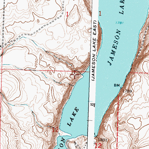 Topographic Map of Kester Draw, WA