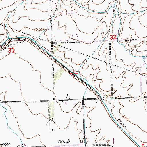 Topographic Map of Kittitas Canyon, WA