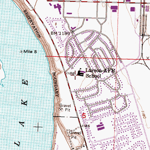 Topographic Map of North Elementary School, WA
