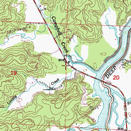 Topographic Map of Lassila Creek, WA