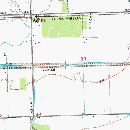 Topographic Map of Lateral 3, WA