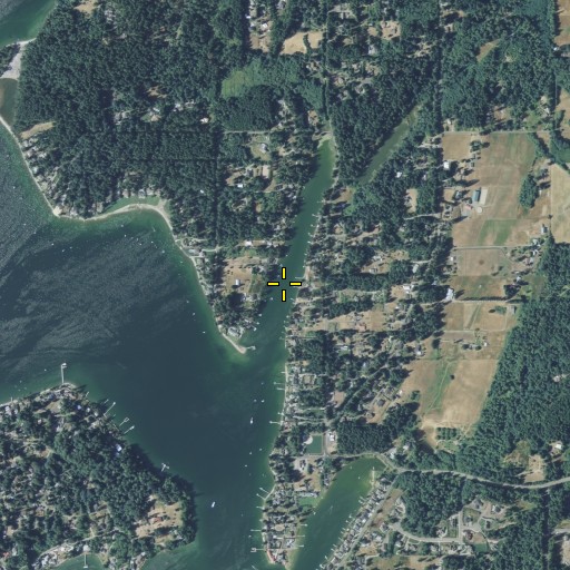 Aerial/Satellite Image of Lay Inlet, WA