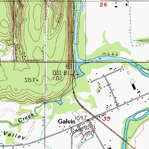 Topographic Map of Lincoln Creek, WA