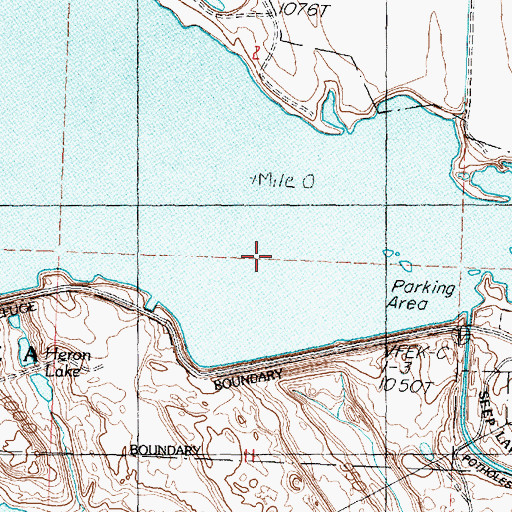 Topographic Map of Lind Coulee, WA