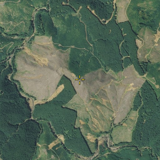 Aerial/Satellite Image of Little Mountain, WA