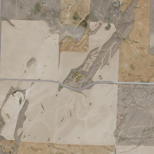 Aerial/Satellite Image of Lone Butte, WA