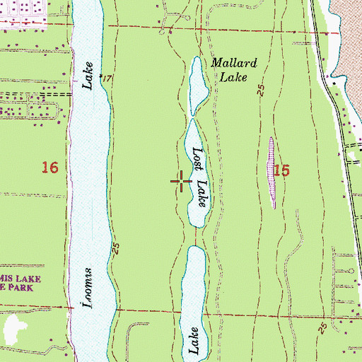 Topographic Map of Lost Lake, WA