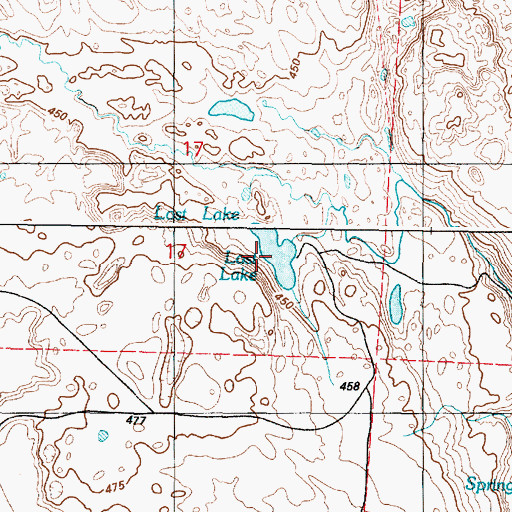 Topographic Map of Lost Lake, WA