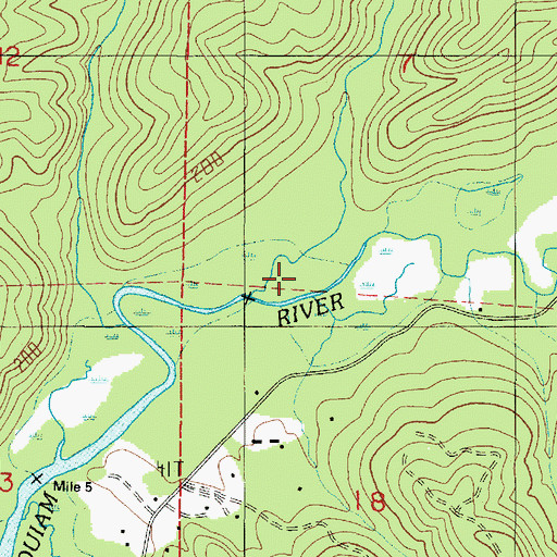 Topographic Map of Lytle Creek, WA