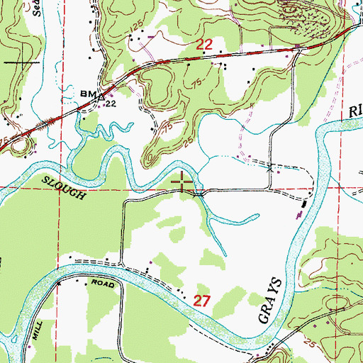 Topographic Map of Malone Creek, WA