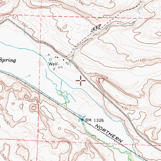 Topographic Map of Marlin Hollow, WA